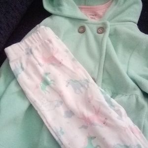 Carter's 3piece girls outfit size 18mth